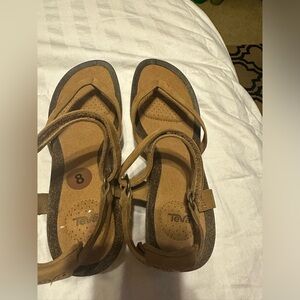 Teva wedge sandals size 8